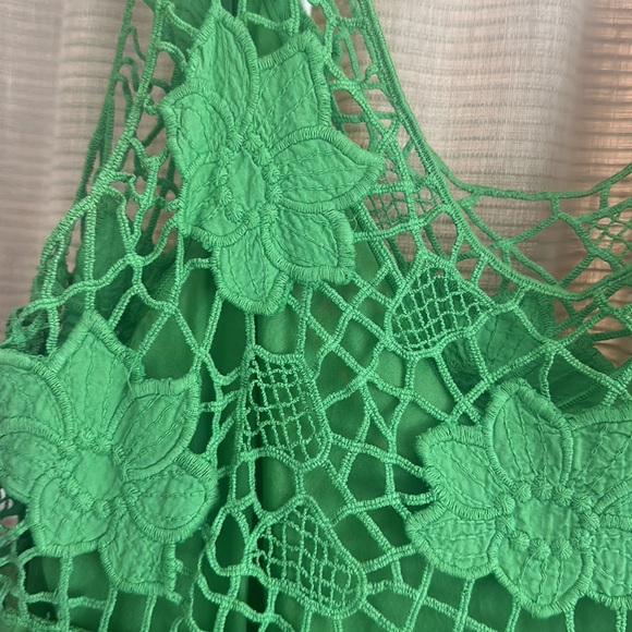 VELVET green, sleeveless dress. Size Large. - Picture 2 of 9